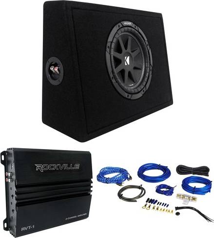 10 inch subwoofer box Kicker 43TC104 Comp 10 Subwoofer In Sub Box Enclosure