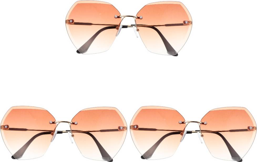 Totority Rimless Party Sunglasses Assorted Colors