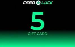 CSGOluck 5 Balance Gift Card Key