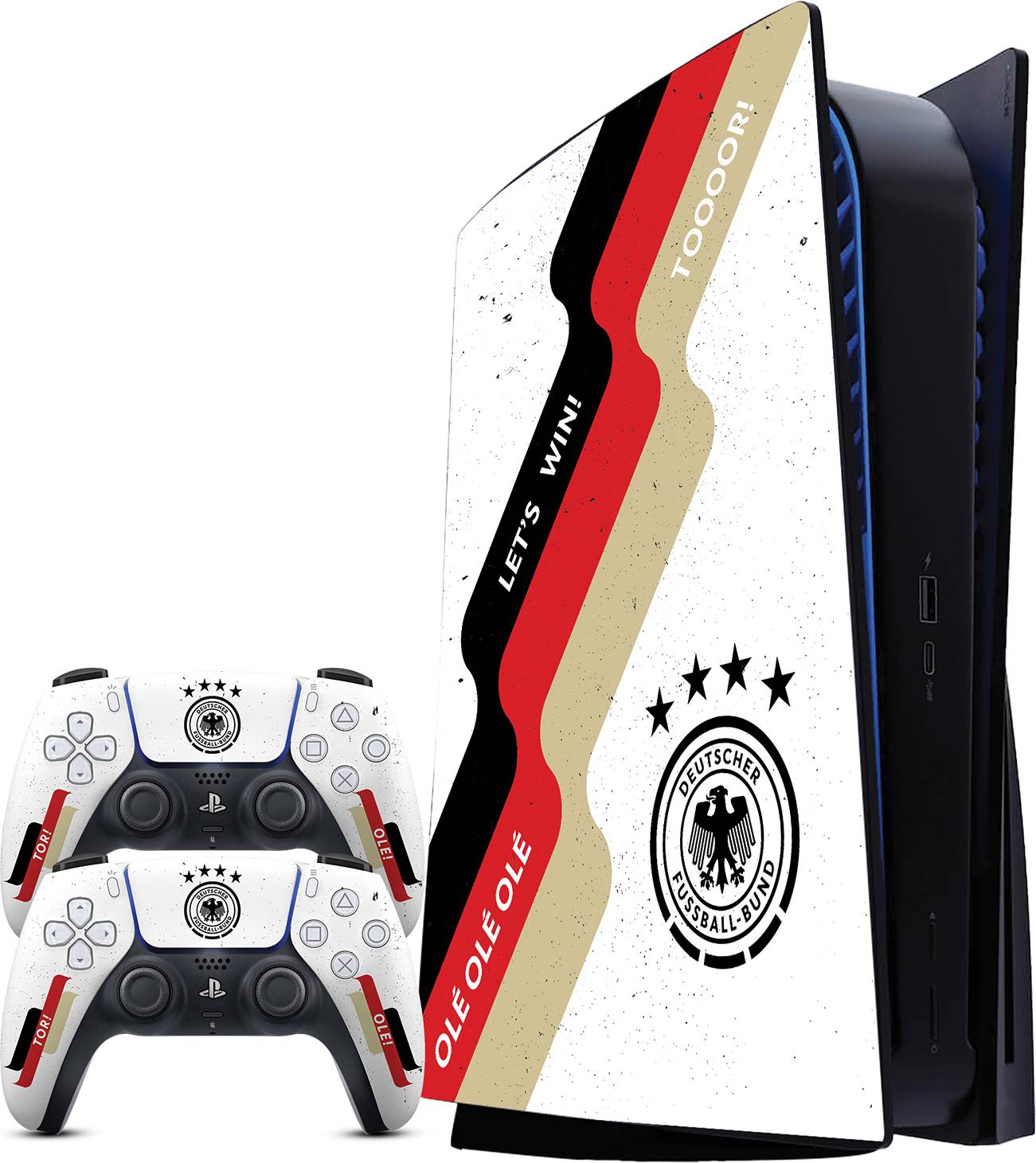 Ps5 console bundle DFB PS5 Disc Controller Konsolen Skin Set