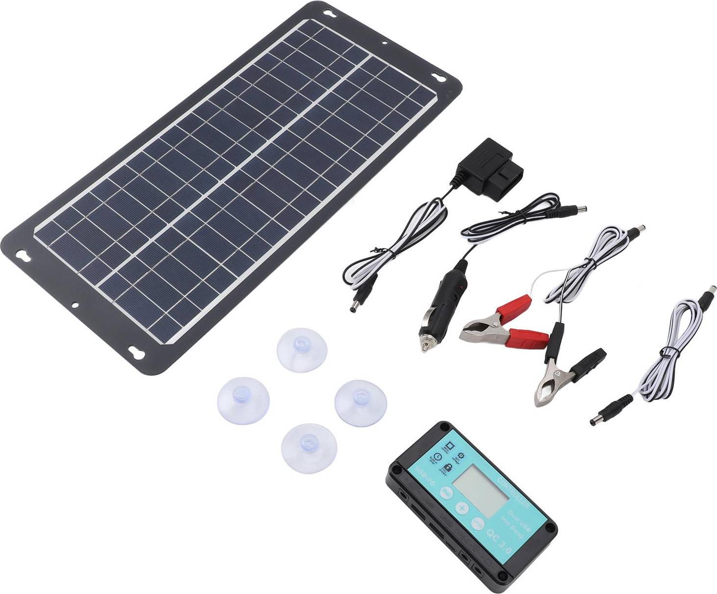30W Dual USB Type C DC Solar Panel Kit