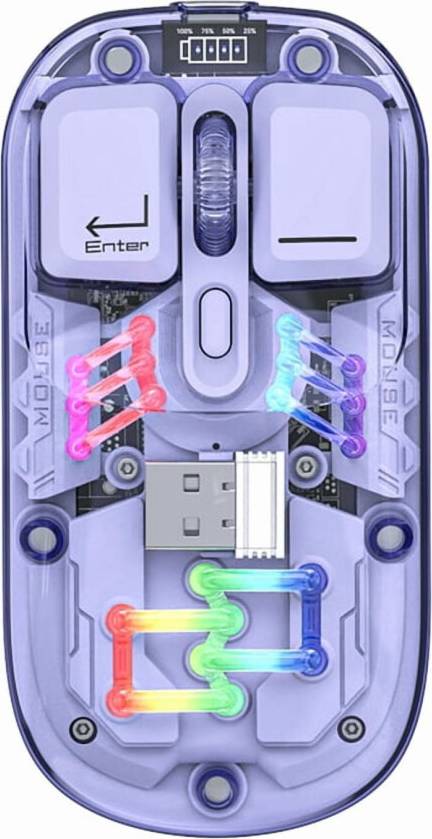 Typecat BM200Dual-Mode Mus RGB Bluetooth Gaming Computer