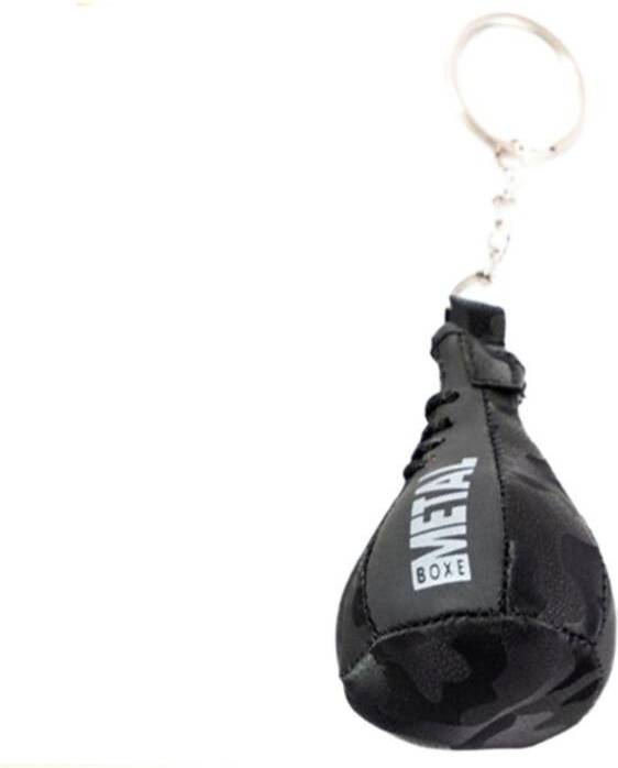 Metal Boxe Mini Pear Keyring - Noir