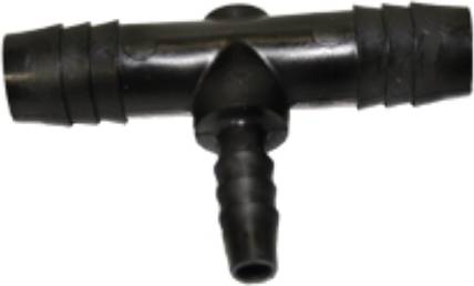 HotSpring Barb Blk Poly T-Rör