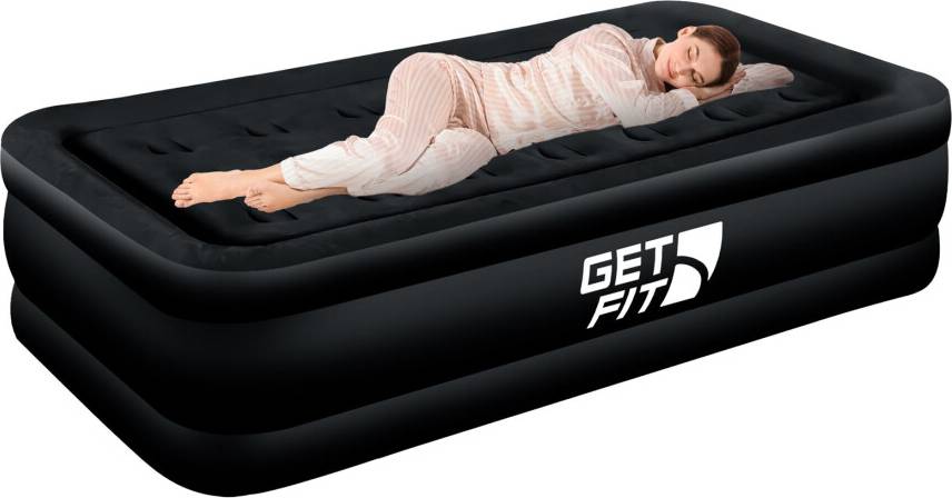 Blow up single bed Get Fit Air Bed With Built In Electric Pump