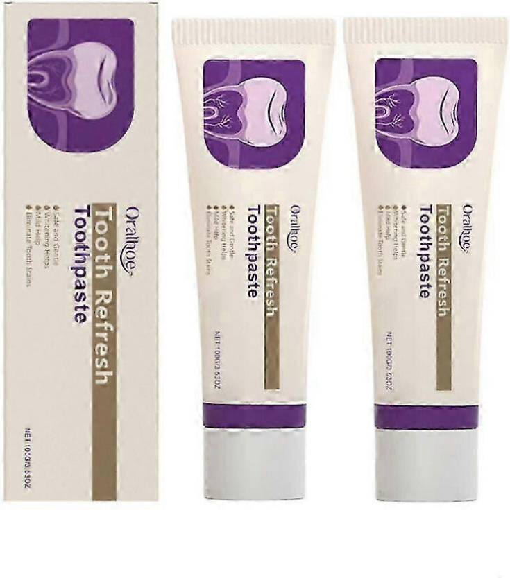 Oralbee Tooth Refresh Toothpaste 2 stk