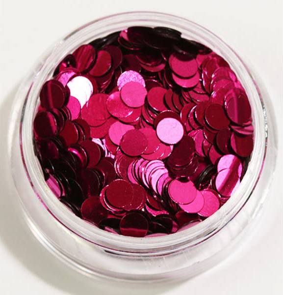 Otego Nagelglitter Runda Dots Rosa 8ml