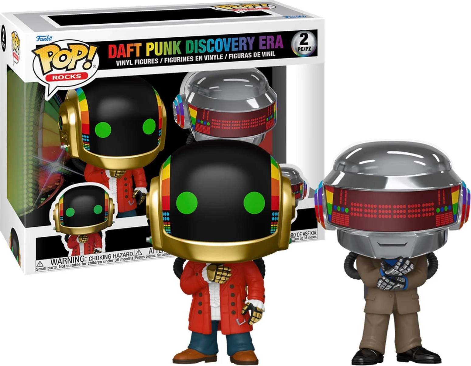 Funko Daft Punk Pop Rocks Figurer 2-Pack 9 cm