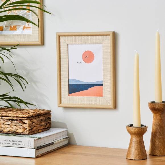 Dunelm Rattan Effect Photo Frame