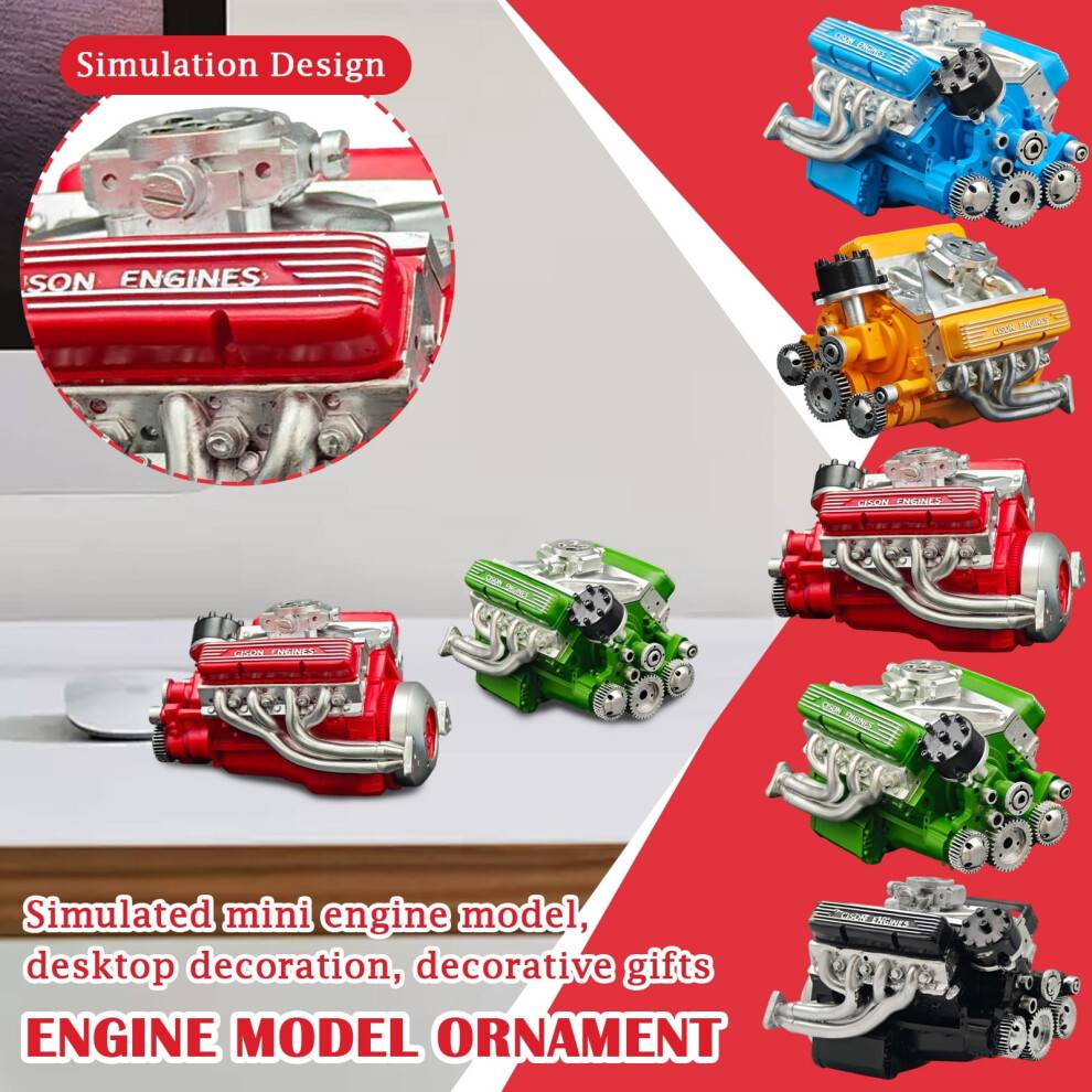 V8 Engine Kit Mini Engine