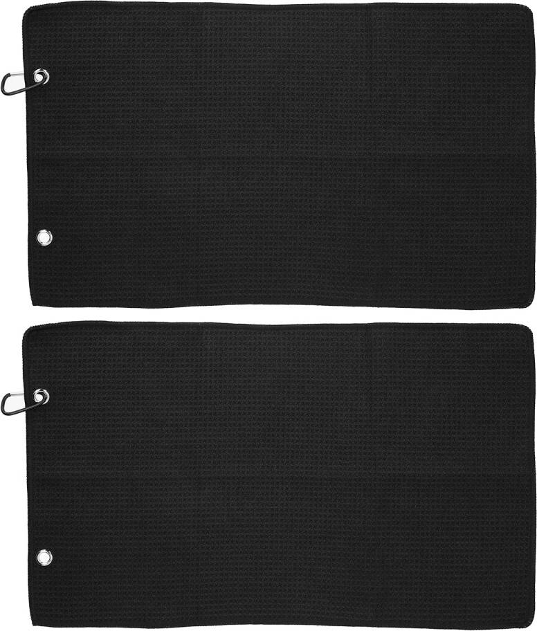 Waffle Pattern Microfiber Golf Towels 2Pcs