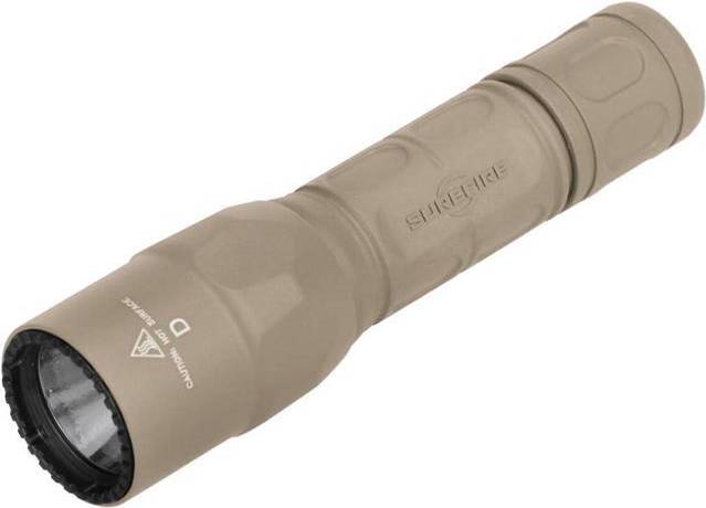 G2X Pro Dual-Output LED Flashlight Desert Tan Small