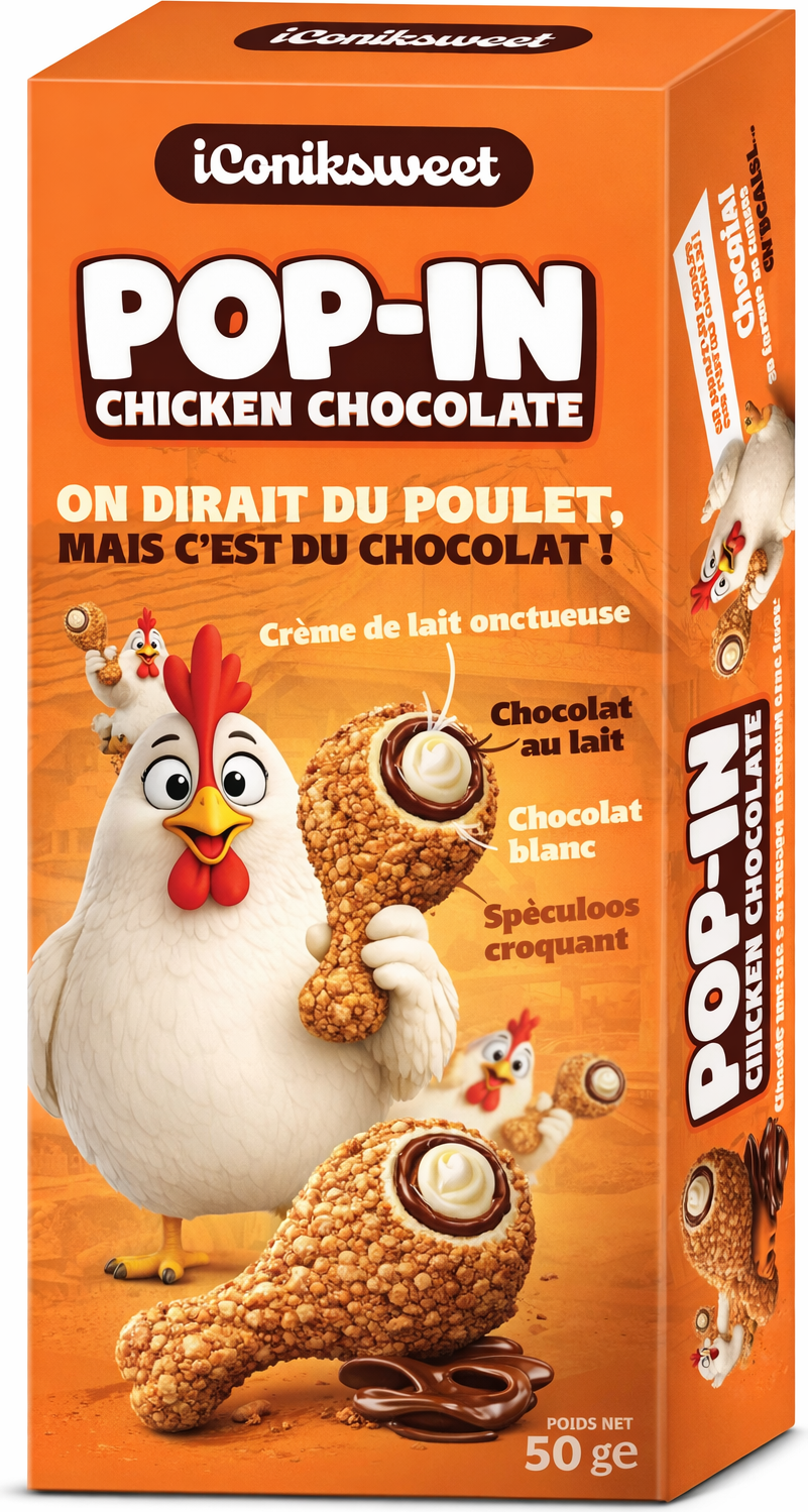 Pop-In Chicken Chocolate