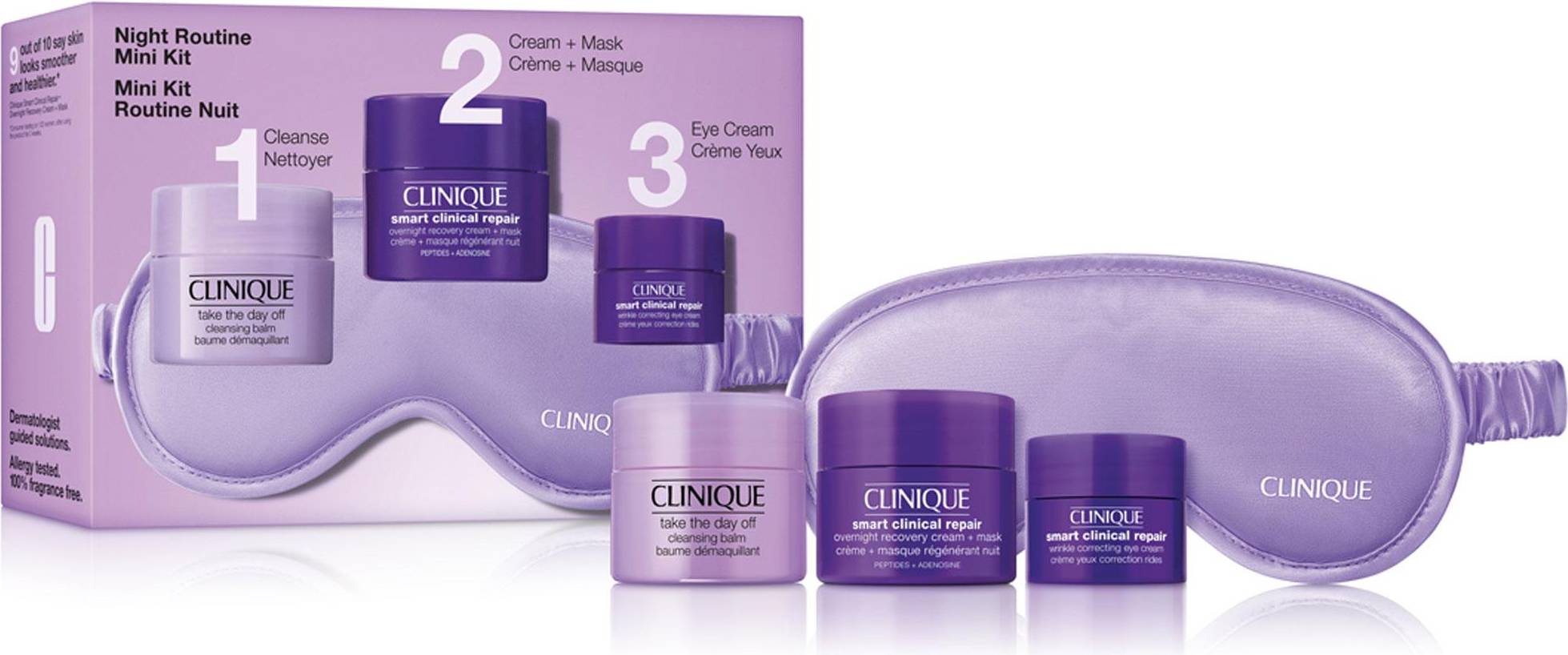 Clinique Mini Kit Night Routine Gavesæt