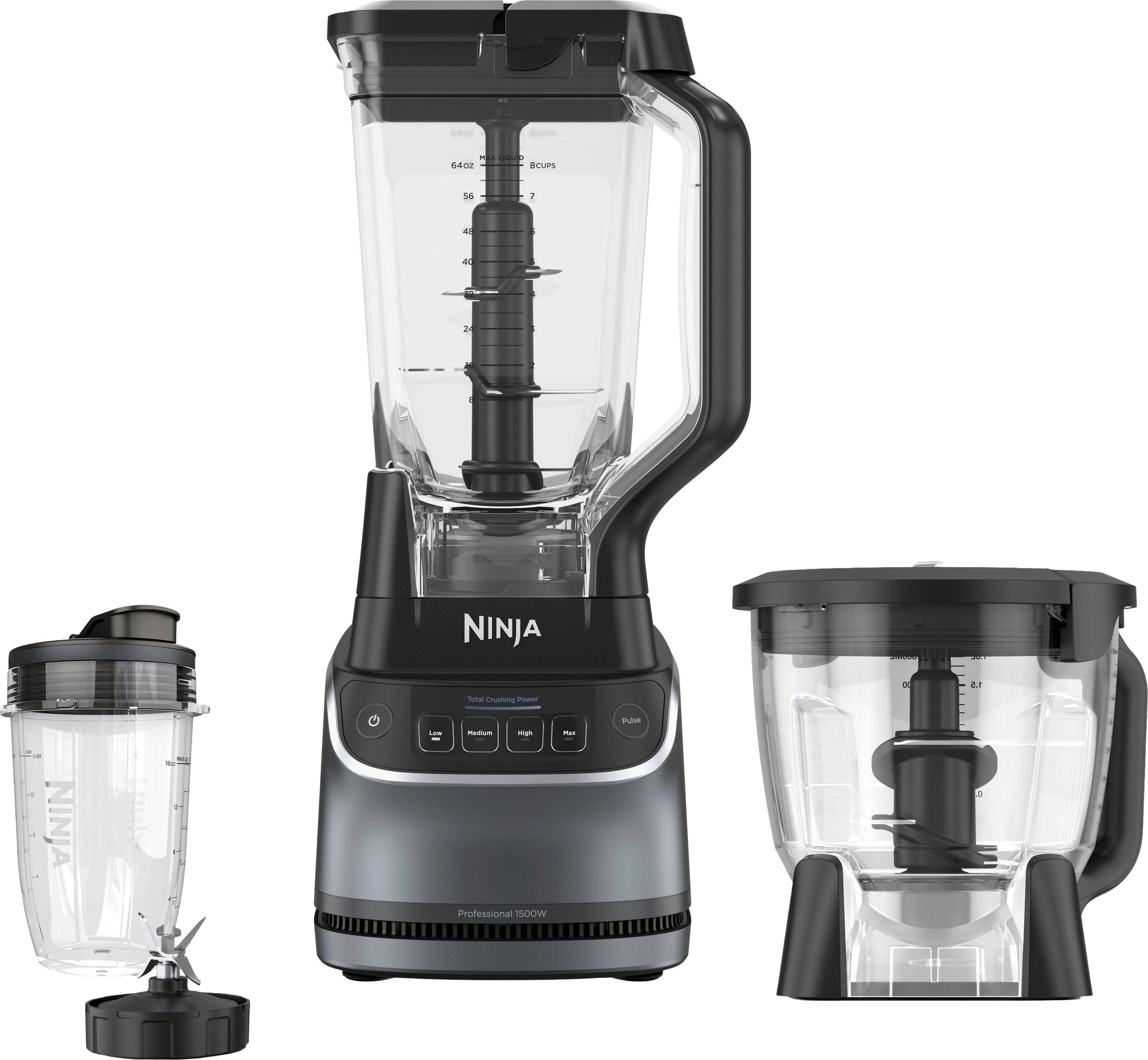 Blender and food processor Ninja UltraCrush Professional Kitchen System Machine Gray