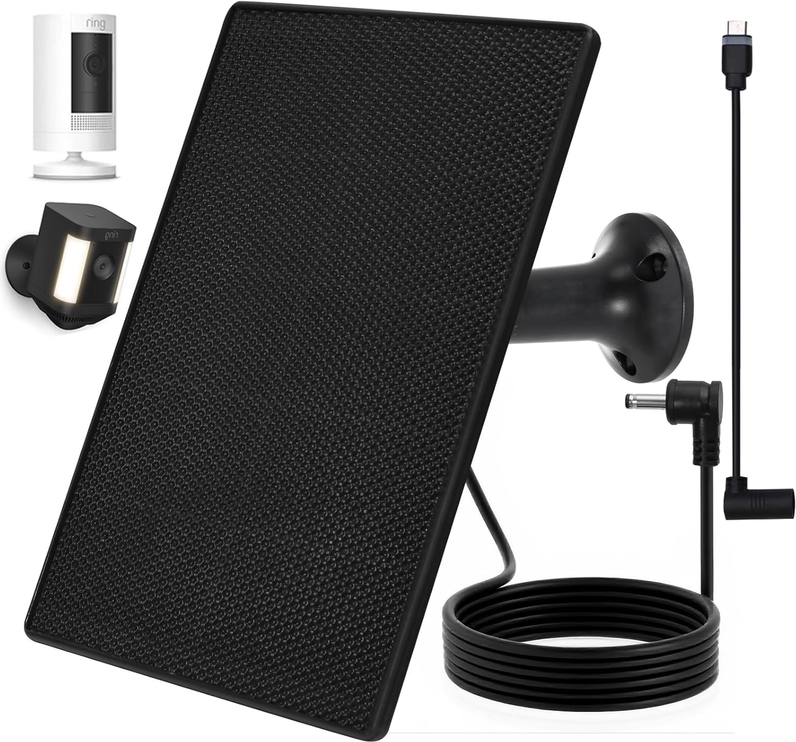 The ring camera Solar Panel Ring Camera 4w Spotlight Plus Pro