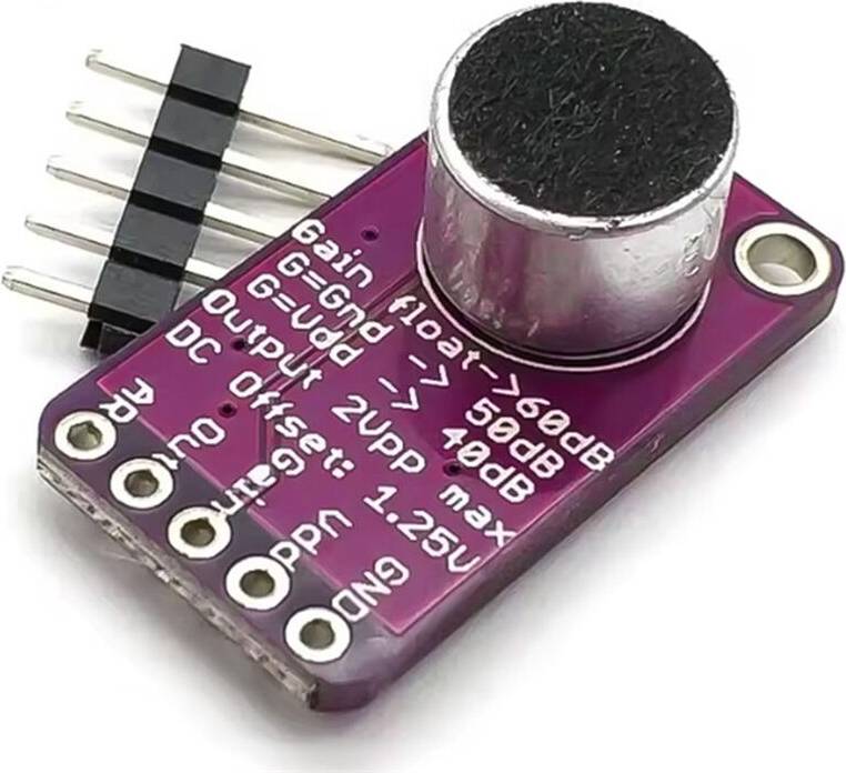 Saudism MAX9814 Microphone Amplifier Module
