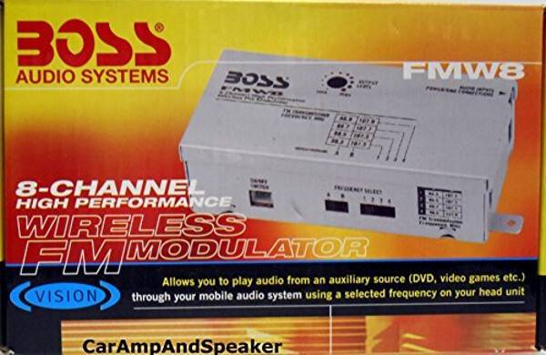 Wireless audio transmitter Boss Audio Wireless FM Modulator 8 Channel