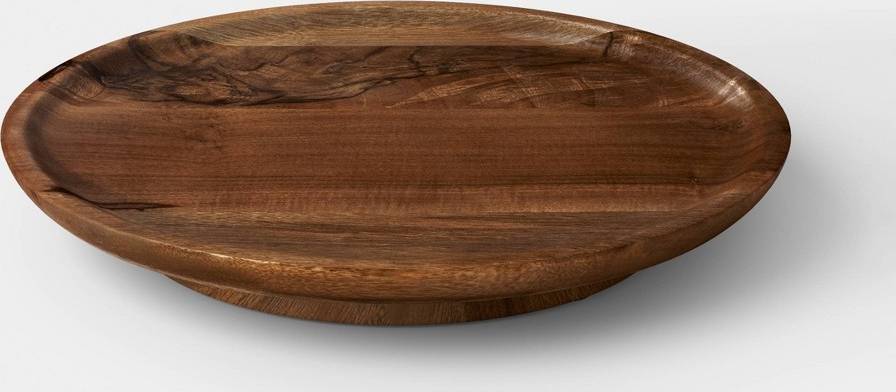 Threshold Dark Wood Revolving Tray Spice Rack