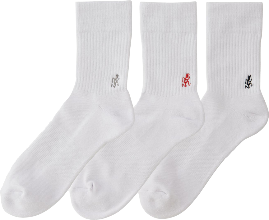 Basic Crew Socks - White