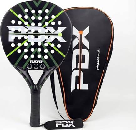 PDX Rayo Padel Racket Lightweight Carbon Fibreglass