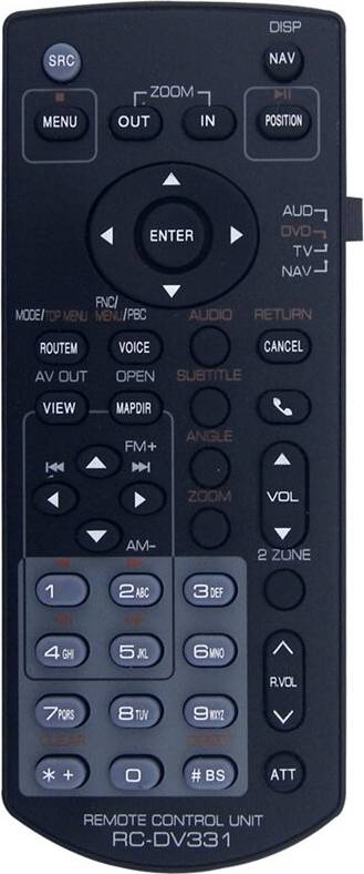 Télécommande Remplacement RC-DV331 Multimédia