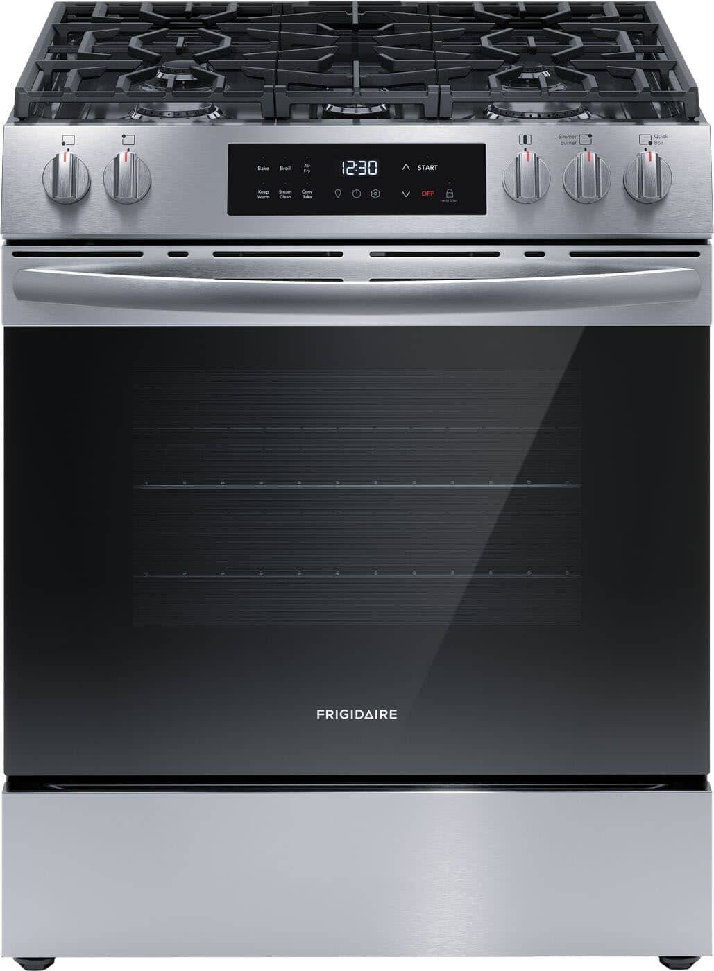 Frigidaire stove Frigidaire 30 Inch Front Control Gas Range Stainless Steel