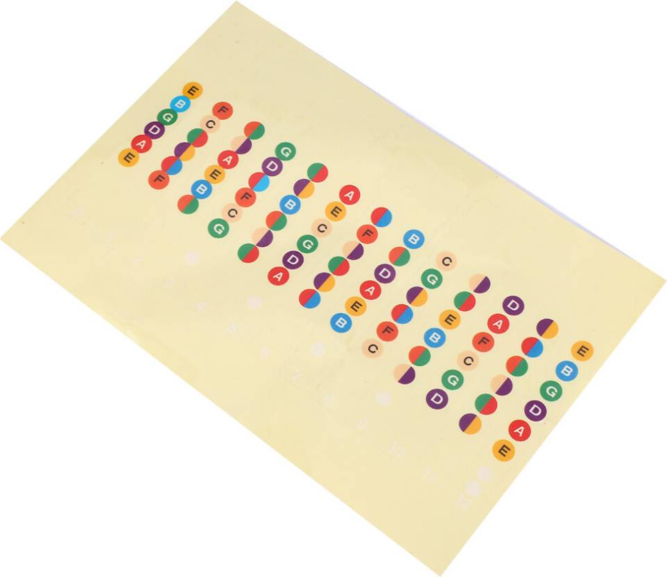 Color Coded Fretboard Stickers