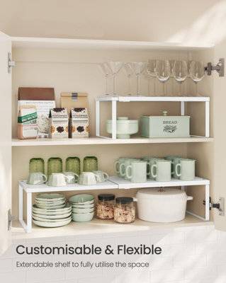 Songmics Extendable Cupboard Spice Racks Set