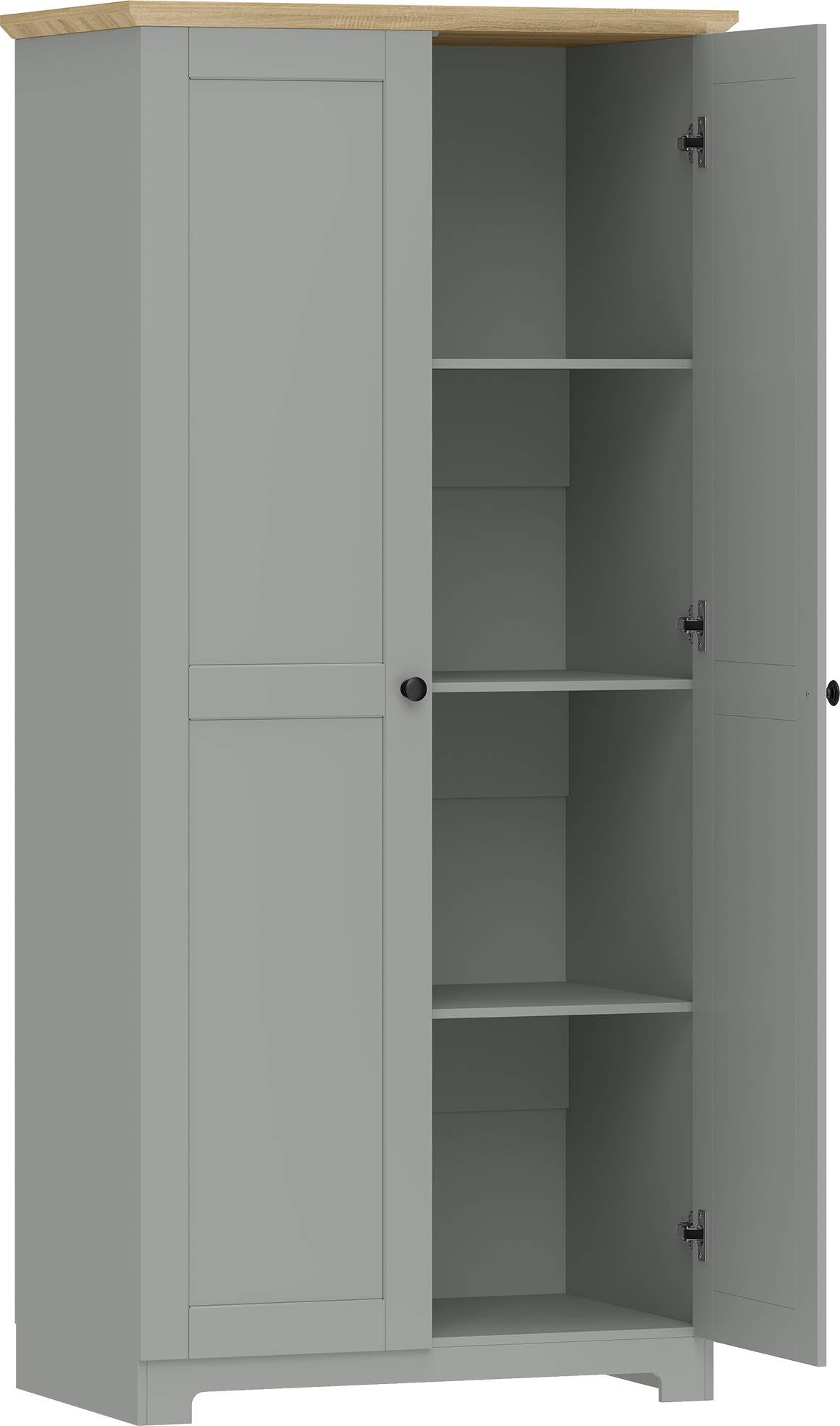 Grey kitchen cabinets Homcom Kitchen Cupboard Storage Cabinet