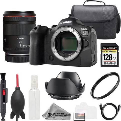 35mm rf Canon Eos R6 Ii Rf 35mm F1.4 L Vcm Lens Basic Kit