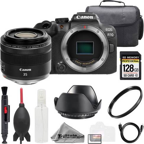 Canon r10 Canon Eos R10 Rf 35mm F1.8 Macro Lens Kit