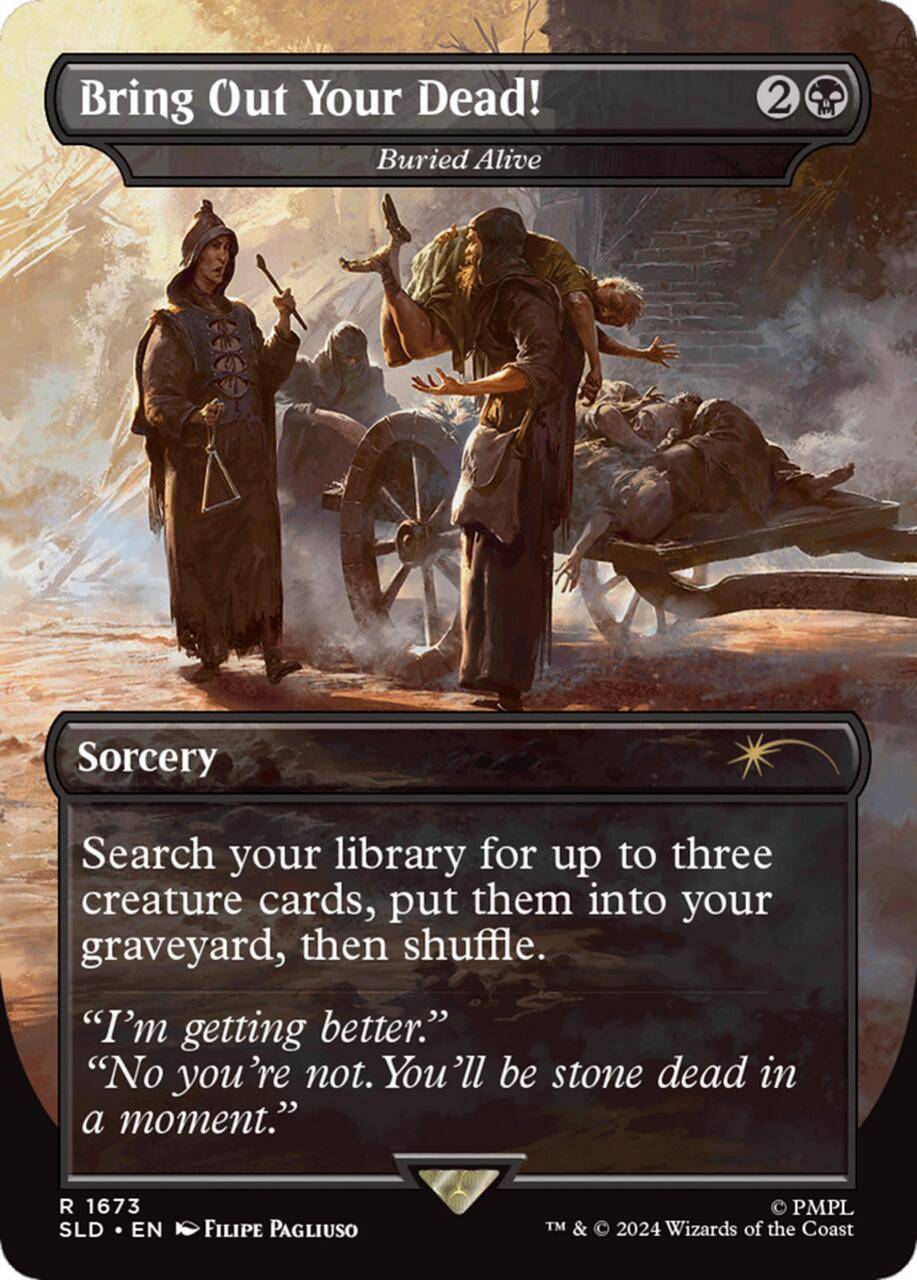 Magic: The Gathering Buried Alive Secret Lair Monty Python