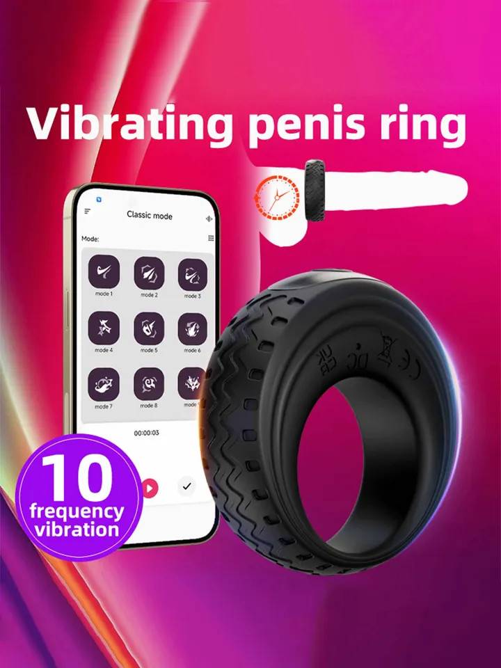 Cock ring App-Controlled Vibrating Cock Ring