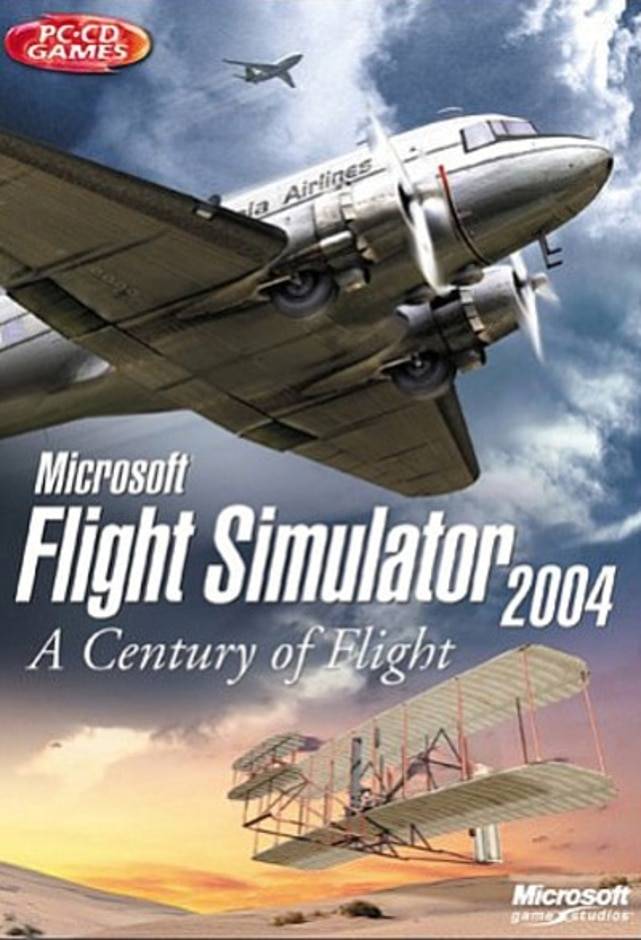 Microsoft flight simulator Flight Simulator 2004 PC CD