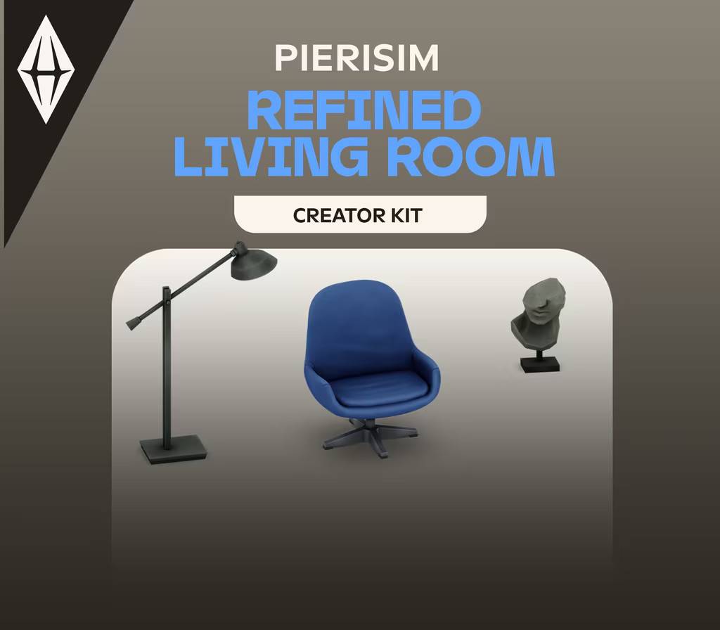 Sims 4 Sims 4 Refined Living Room Kit