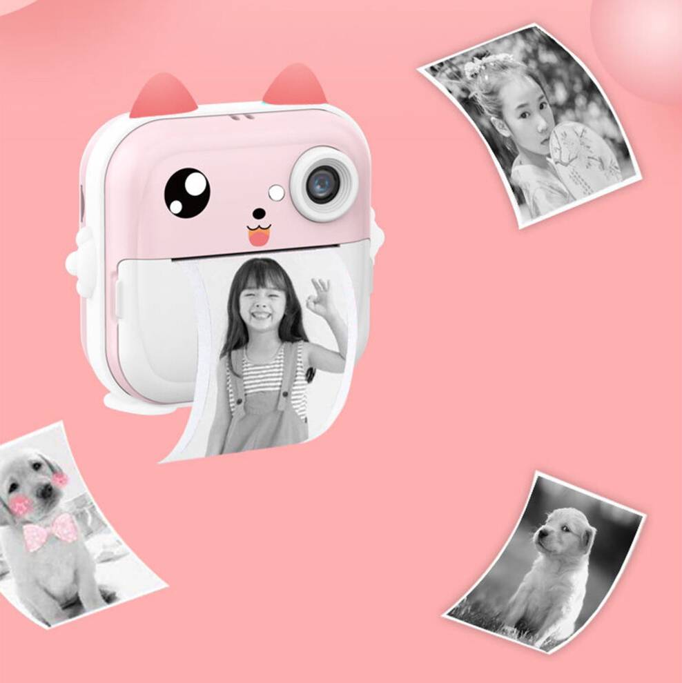 Txmfgh 2.4-Inch 24MP HD Inkfree Printing Camera