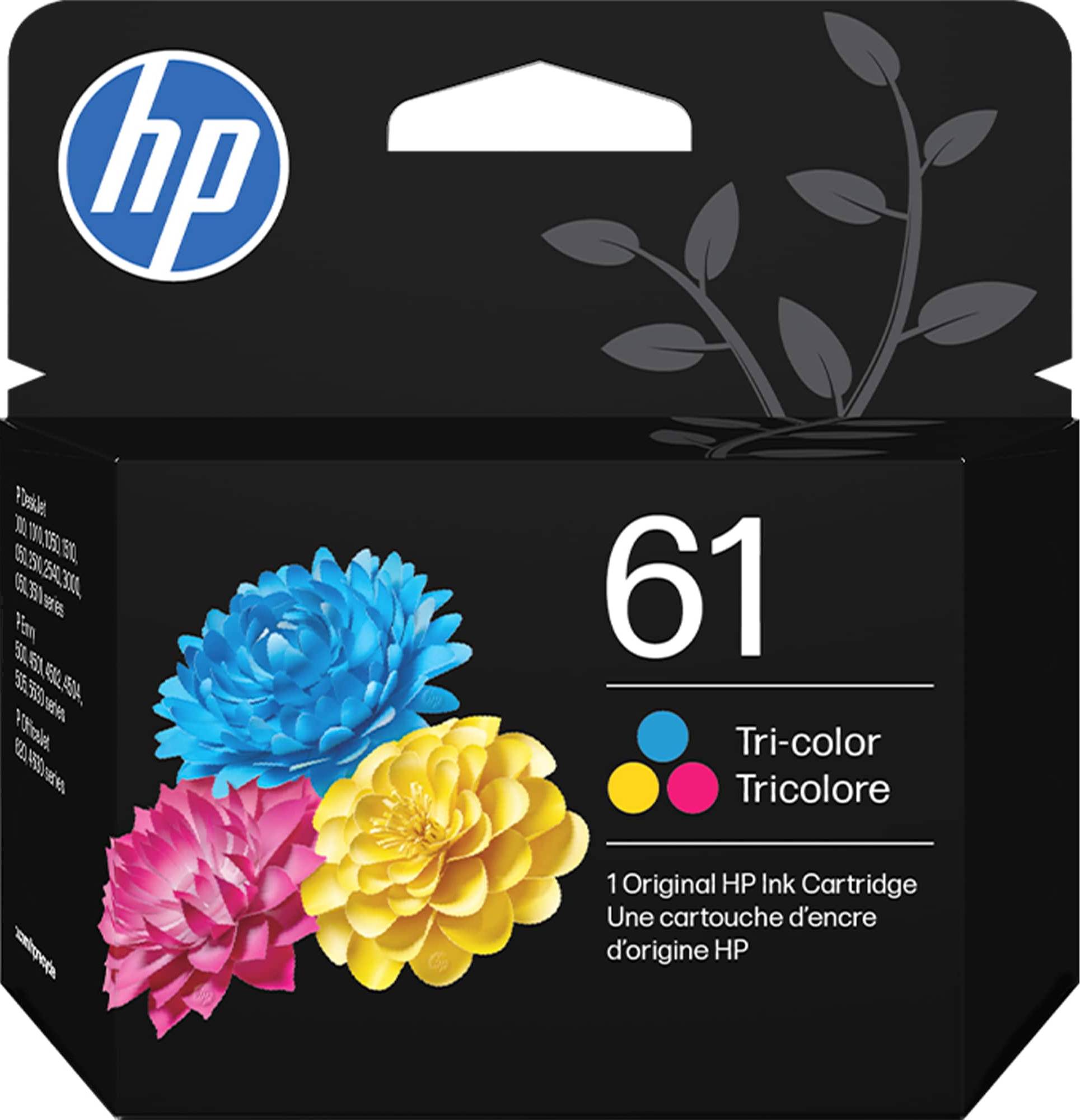 Hp printer ink cartridges HP 61 Standard Capacity Ink Cartridge Tri-Color