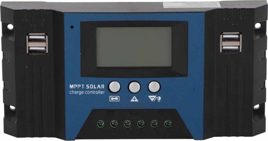 MPPT USB Output Solar Controller LCD Display PWM