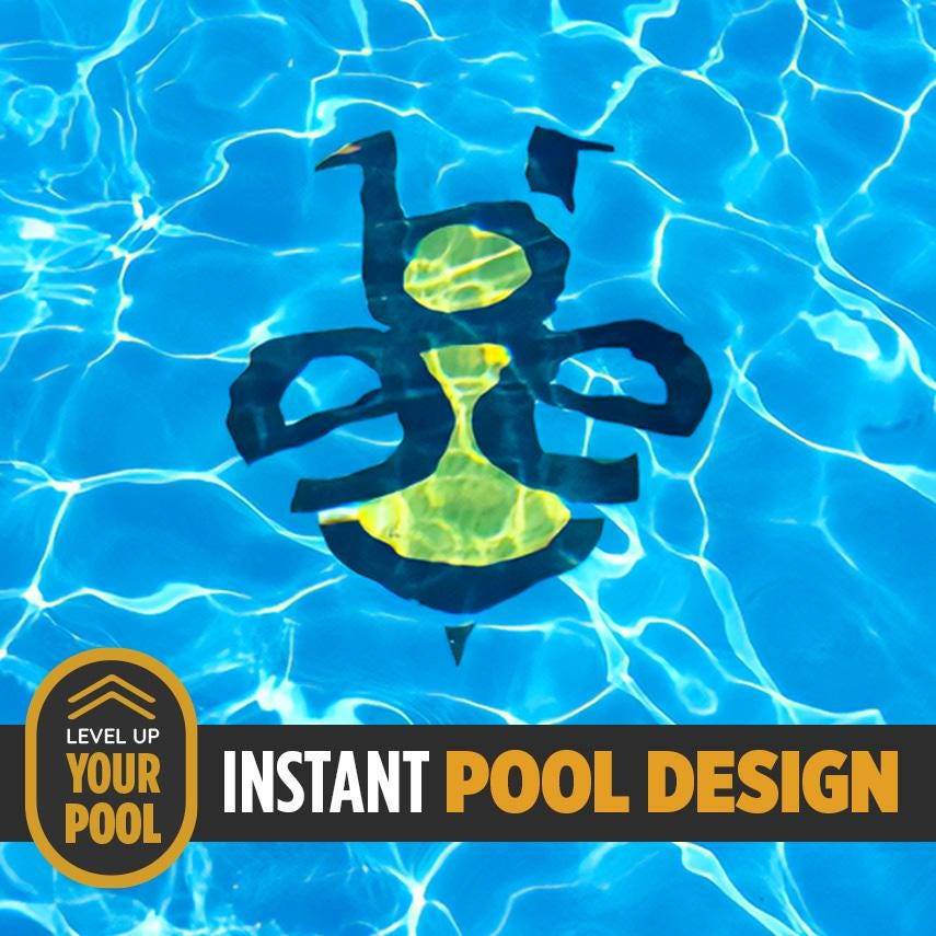 Pool liners Etsy Custom Pool Mat Removable Underwater Monogram
