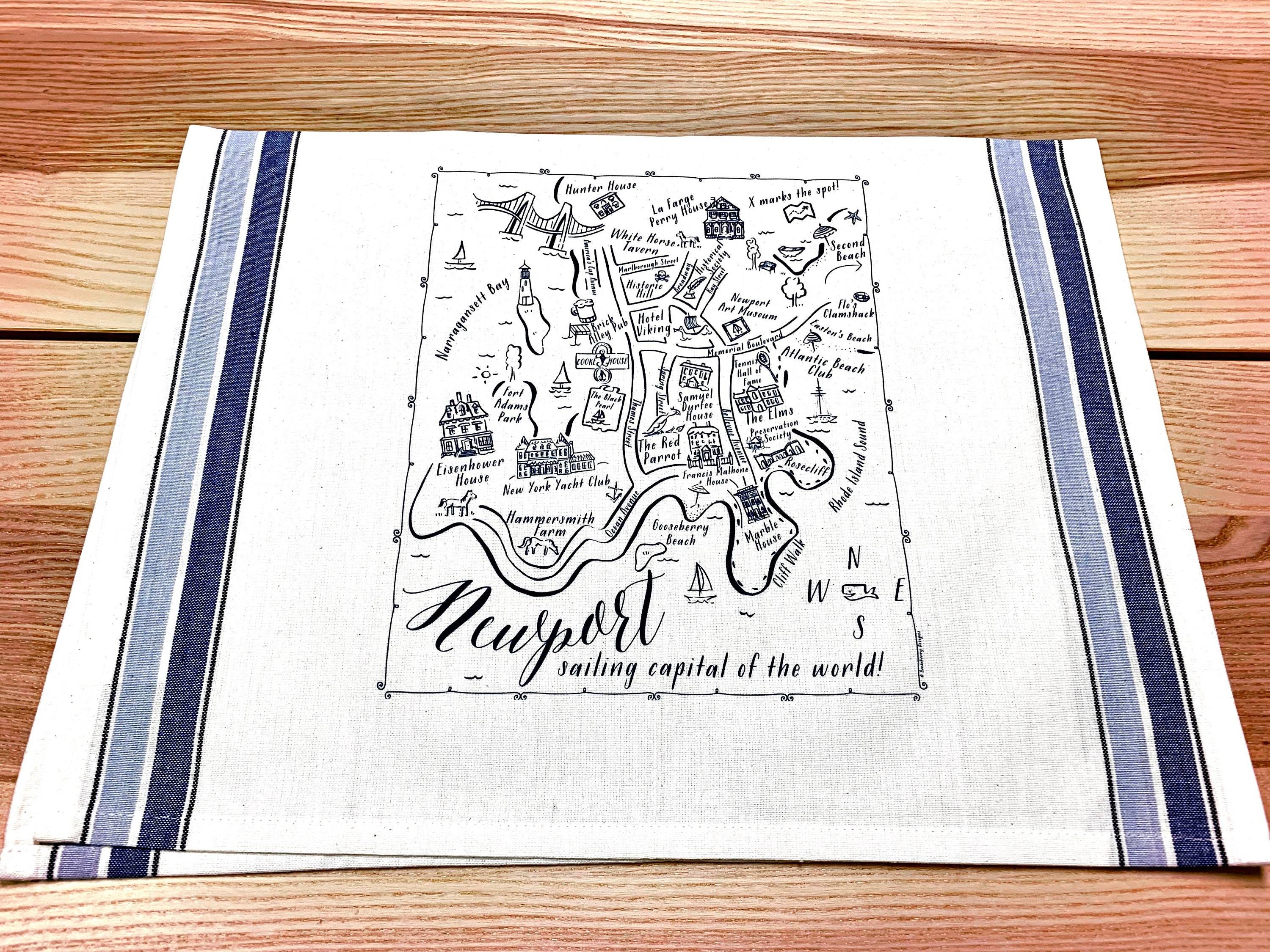 Etsy Ri Tea Kitchen Towel White