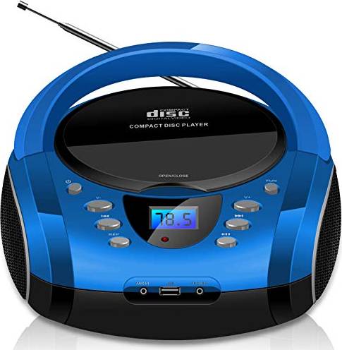 Cyberlux Tragbare Boombox CD CD-R USB FM Radio