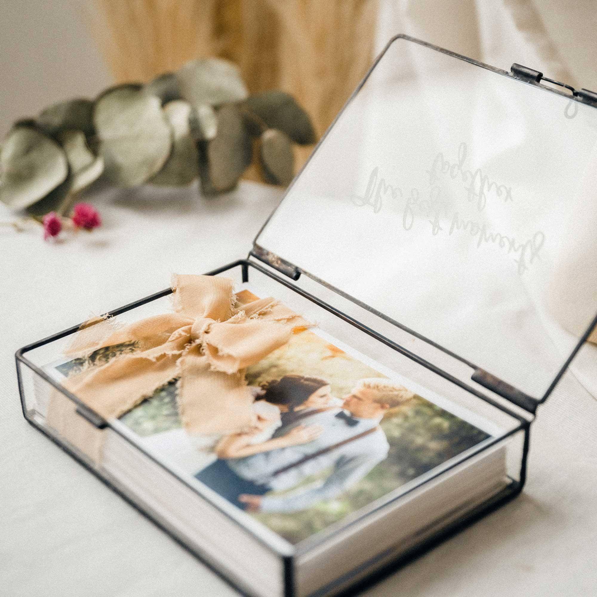 Photo box Etsy Glass Box For 4x6 Photo Photo Frame