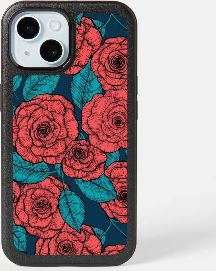 Red roses Zazzle Red Roses iPhone 15 Case