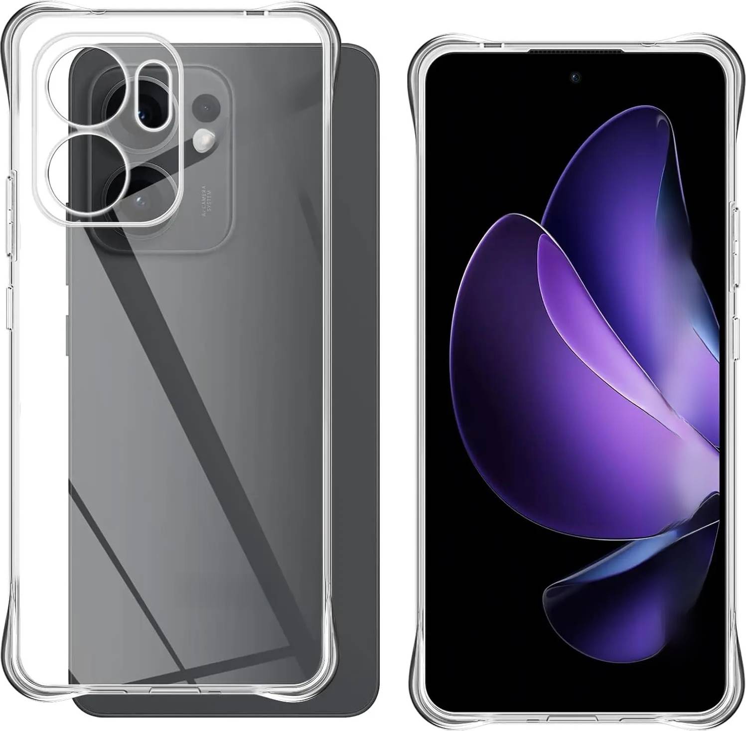 Oppo reno 13 pro 5g TPU Transparent Case for Oppo Reno 13F 5G Reno13 Pro