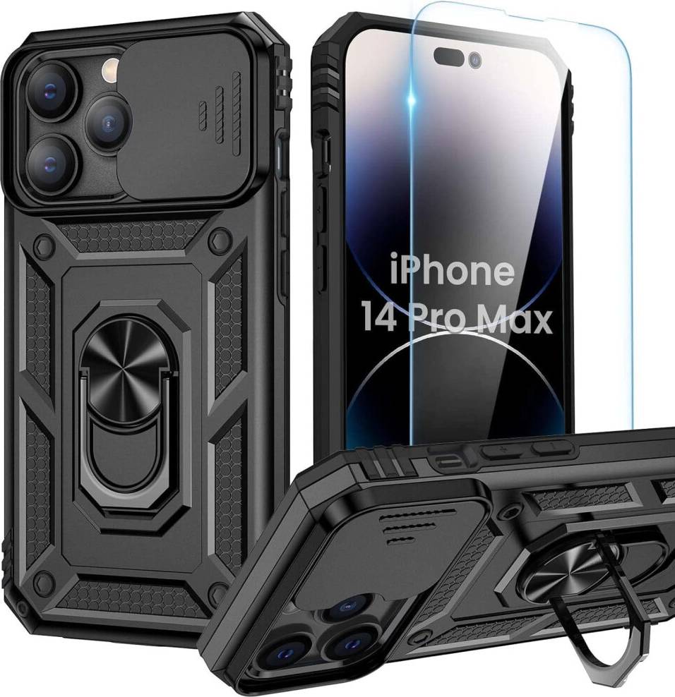 Iphone 14 pro max screen protector iPhone 14 Pro Max Case with Screen Protector