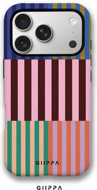 Three-Tone Striped Pattern Phone Case
