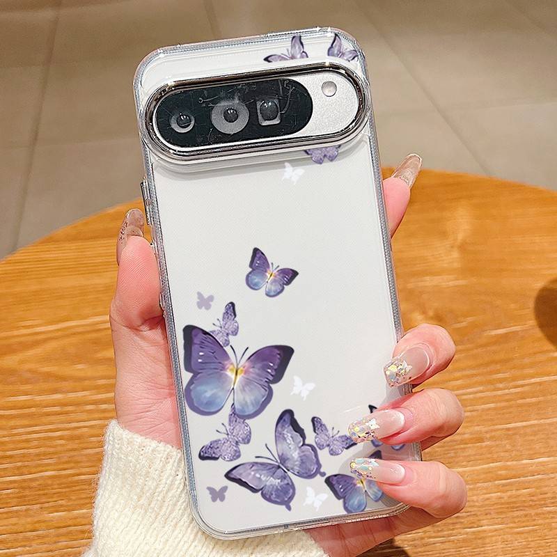 Butterfly Pattern Clear Slim Soft Case