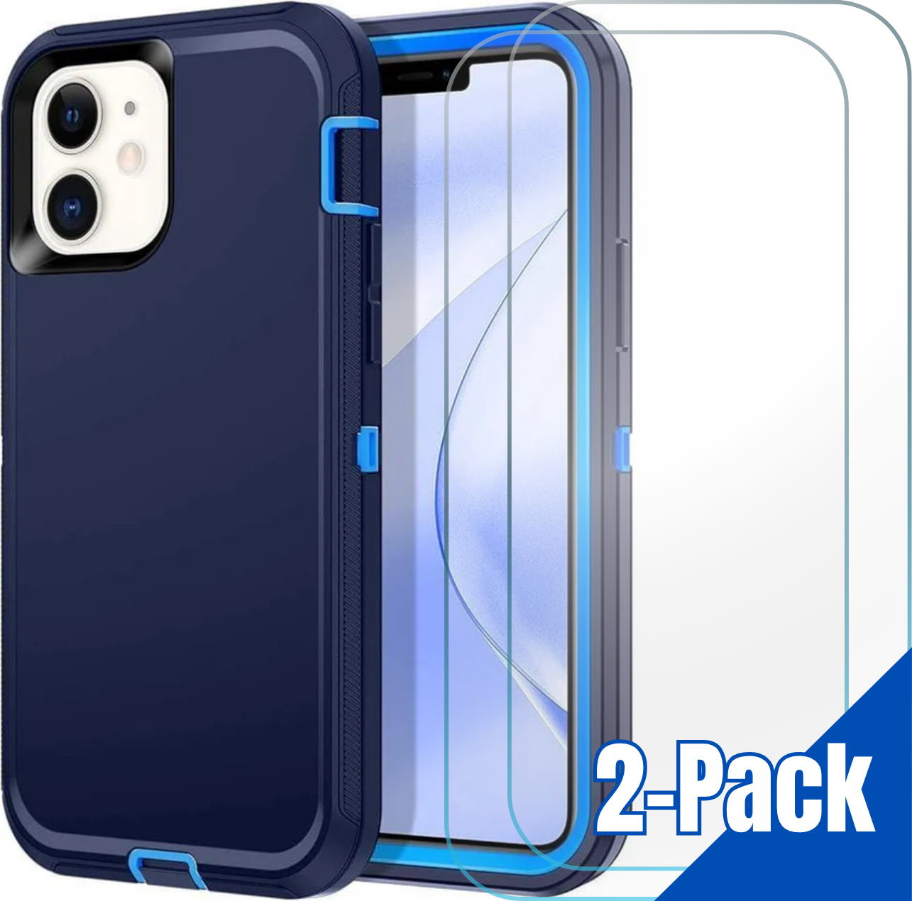 Iphone 12 mini blue Entronix Bundle Compatible iPhone 12 Mini Case