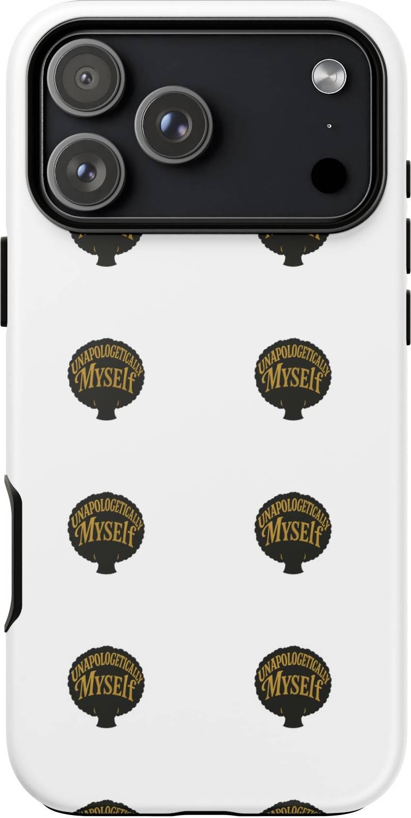 Retro Myself Badge Pattern Phone Case